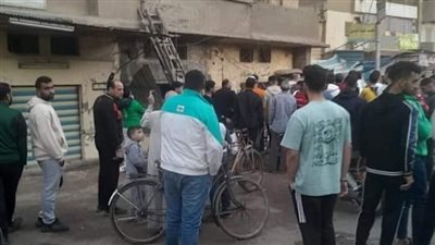 تشييع جثمان حداد سقطت عليه شرفة منزل بالدقهلية