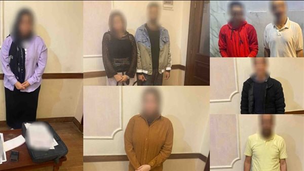 جانب من المتهمين