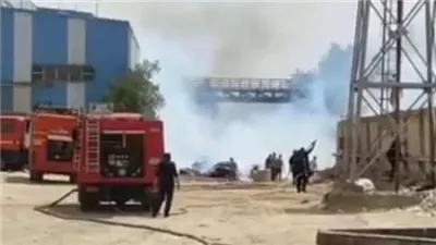 اندلاع حريق بفيلا في كمبوند شهير بالشيخ زايد