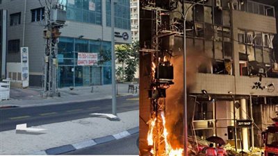 إصابة مباشرة بصاروخ لبناني.. الإطفاء الإسرائيلية: أضرار كبيرة بمنطقة رمات غان في تل أبيب