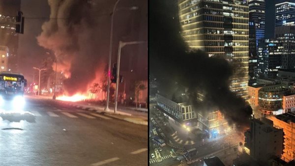 هجوم صاروخي على تل