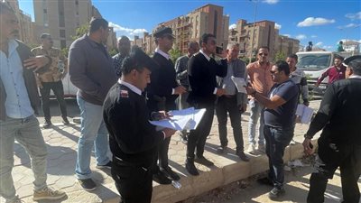 جهاز أكتوبر الجديدة ينفذ 13 قرار إزالة فورية لمخالفات بناء وتغيير نشاط بمنطقة ابني بيتك 6