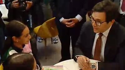 وزير الثقافة يفتتح المكتبة العامة للقراءة المجانية بمحور شينزو آبي| بث مباشر 