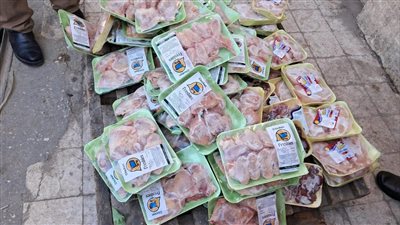 ضبط كميات من اللحوم غير الصالحة للاستهلاك الآدمي قبل بيعها بأسواق سوهاج