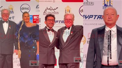 بعد غيابهما عن الافتتاح.. يسرا وأحمد حلمي يحضران ختام مهرجان القاهرة السينمائي