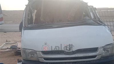 ارتفاع عدد ضحايا حادث تصادم سيارتين بالفيوم إلى 5 وفيات و18 مصابًا