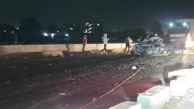 إصابة 9 أشخاص في تصادم ميني باص وسيارة نقل وملاكي على إقليمي المنوفية