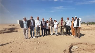 مديرة اليونسكو تزور منطقة آثار البهنسا بالمنيا | صور 