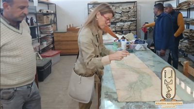 مديرة مكتب اليونسكو تزور منطقة آثار أبيدوس بسوهاج | صور 