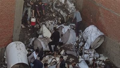 القصة الكاملة لمصرع وإصابة 5 أشخاص بحريق مصنع كرتون في القناطر الخيرية 