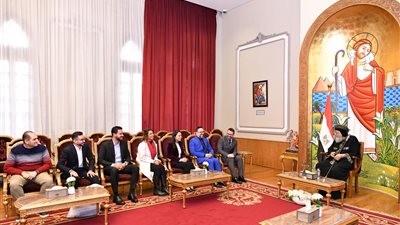 لتعزيز قيم السلام.. البابا تواضروس يستقبل وفد مركز باحثي الإمارات للبحوث والدراسات