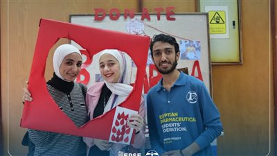 تحت شعار أنا متبرع دائم.. الاتحاد المصري لطلاب صيدلة الإسكندرية يطلقون حملة للتبرع بالدم