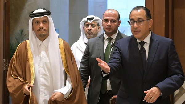 رئيسا وزراء مصر وقطر