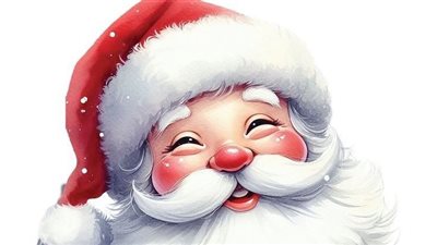صور بابا نويل 2025 جديدة وجاهزة للتلوين.. إيموشنات عصرية