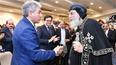 وزير السياحة يشارك في الاحتفال بمرور 70 عاما على إنشاء معهد الدراسات القبطية | صور
