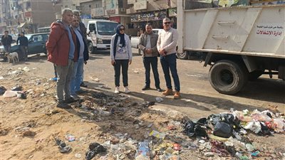 رفع 235 طن مخلفات و43 حالة إشغالات بحي غـرب شبرا الخيمة