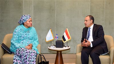 وزير الخارجية يلتقي نائبة السكرتير العام للأمم المتحدة