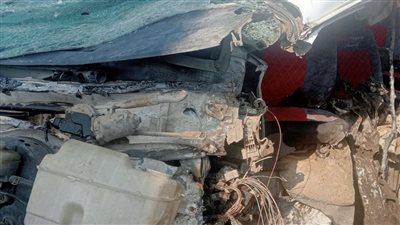 ننشر أسماء المصابين في حادث تصادم سيارتين على الطريق الزراعي بالبحيرة | صور