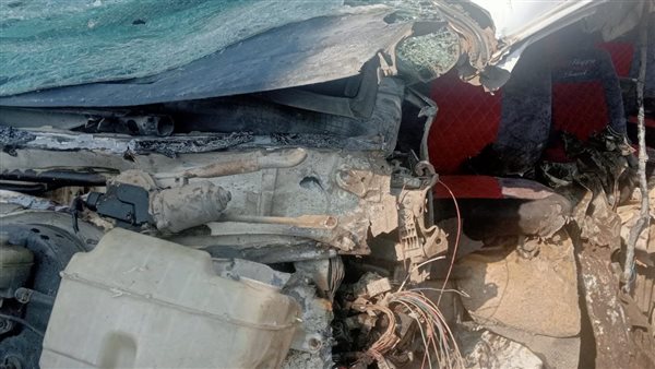 حادث تصادم على الطريق