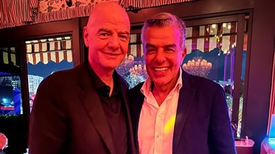 خالد مرتجي يشارك في حفل عشاء فيفا بحضور إنفانتينو ورموز الكرة العالمية