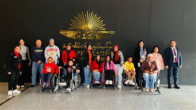 المتحف القومي للحضارة ينظم عددًا من الجولات الإرشادية المجانية للزائرين من ذوي الهمم | صور 