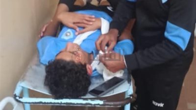 بعد بلع إسلام معوض لسانه.. إصابة الناشئ كريم نجم لاعب غزل المحلة بكسر في اليد