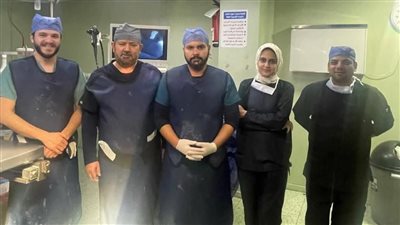  مستشفى بنها للأطفال التخصصي يستخرج موس براية من معدة صغيرة