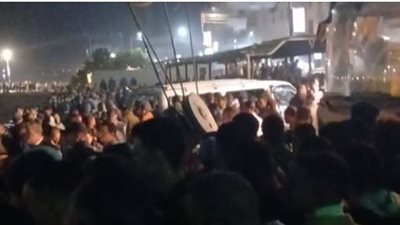 طالب بكلية التجارة.. التحقيق مع سائق الميكروباص الغارق بترعة الإبراهيمية| بث مباشر 