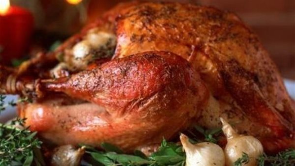 طريقة عمل الديك الرومي