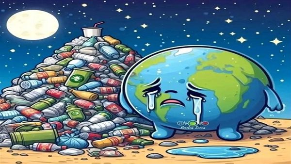 رسومات عن التلوث