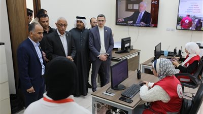 محافظ شمال سيناء يفتتح أعمال تطوير مبنى الهلال الأحمر بالعريش