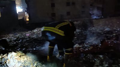 السيطرة على حريق في مقلب قمامة بالقليوبية