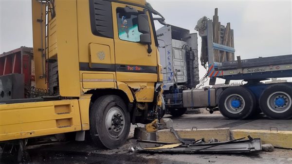 جانب من الحادث 