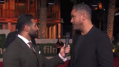 أمير كرارة خلال مشاركته بمهرجان البحر الأحمر: المهرجانات تتطور بشكل كبير.. والتكريم مهم في حياة الفنان 