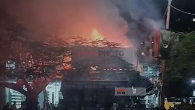 السيطرة على حريق كشك بقالة بشارع جامعة الدول في الجيزة