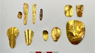 مدير البعثة الأثرية بالبهنسا: الألسنة الذهبية المُكتشفة حديثًا مرتبطة بطقوس فتح الفم 