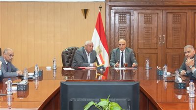 وزير الري ومحافظ الوادي الجديد يبحثان موقف وضوابط استخدام المياه الجوفية 
