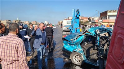 بينهم شقيقان.. أسماء المتوفين في حادث تصادم على طريق كفر شكر-المنصورة