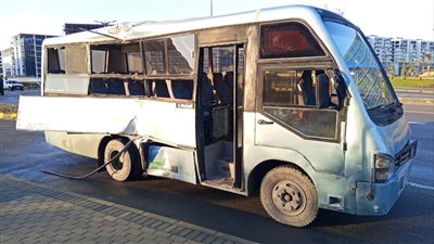 إصابة 19 شخصًا في حادث تصادم أتوبيسين على طريق الإسكندرية - مطروح