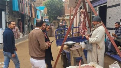 تحرير عدة محاضر تموينية متنوعة بمركز الواسطى في بني سويف