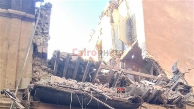دون إصابات.. انهيار جزئي لمنزل بالجمالية | صور