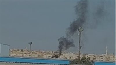 اندلاع حريق داخل أحد المصانع بالمنطقة الصناعية بأكتوبر 