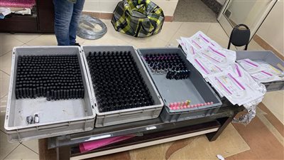 جمارك سوهاج تحبط محاولة تهريب مستحضرات تجميل ومستلزمات طبية