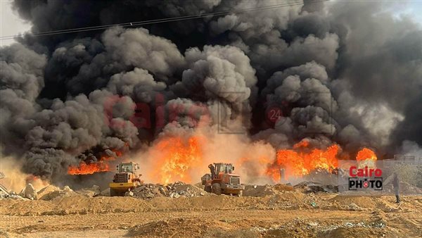 حريق مصنع مراتب