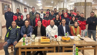 رئيس اتحاد الدراجات يجتمع بالمنتخب قبل انطلاق البطولة العربية للمضمار