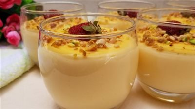 وصفة من الآخر.. طريقة عمل مهلبية الآيس كريم بالفستق المطحون