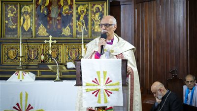 رئيس الأسقفية يصلي قداس عيد الميلاد في كاتدرائية الإسكندرية