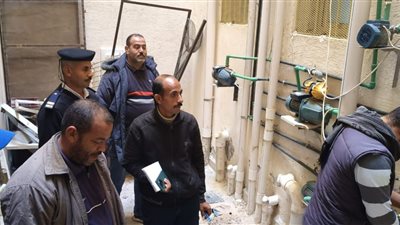 جهاز مدينة دمياط الجديدة يشُن حملة مكبرة لإزالة وصلات مياه الخلسة وتحصيل المتأخرات