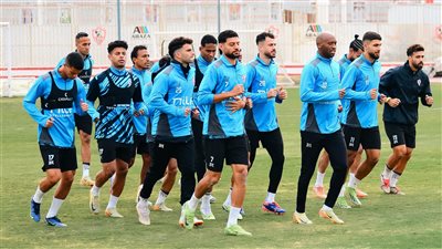تدريبات بدنية وفقرة خاصة لحراس المرمى في مران الزمالك استعدادًا للاتحاد السكندري