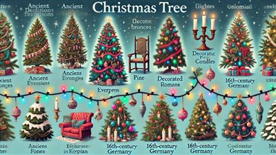 رحلة شجرة الكريسماس.. قصتها من الحضارات القديمة وصولًا إلى تزيين المنازل والميادين للاحتفال